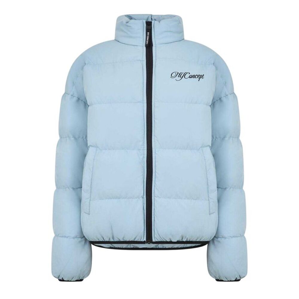 NYC Mens Heavyweight Regular Puffer Jacket / Blue